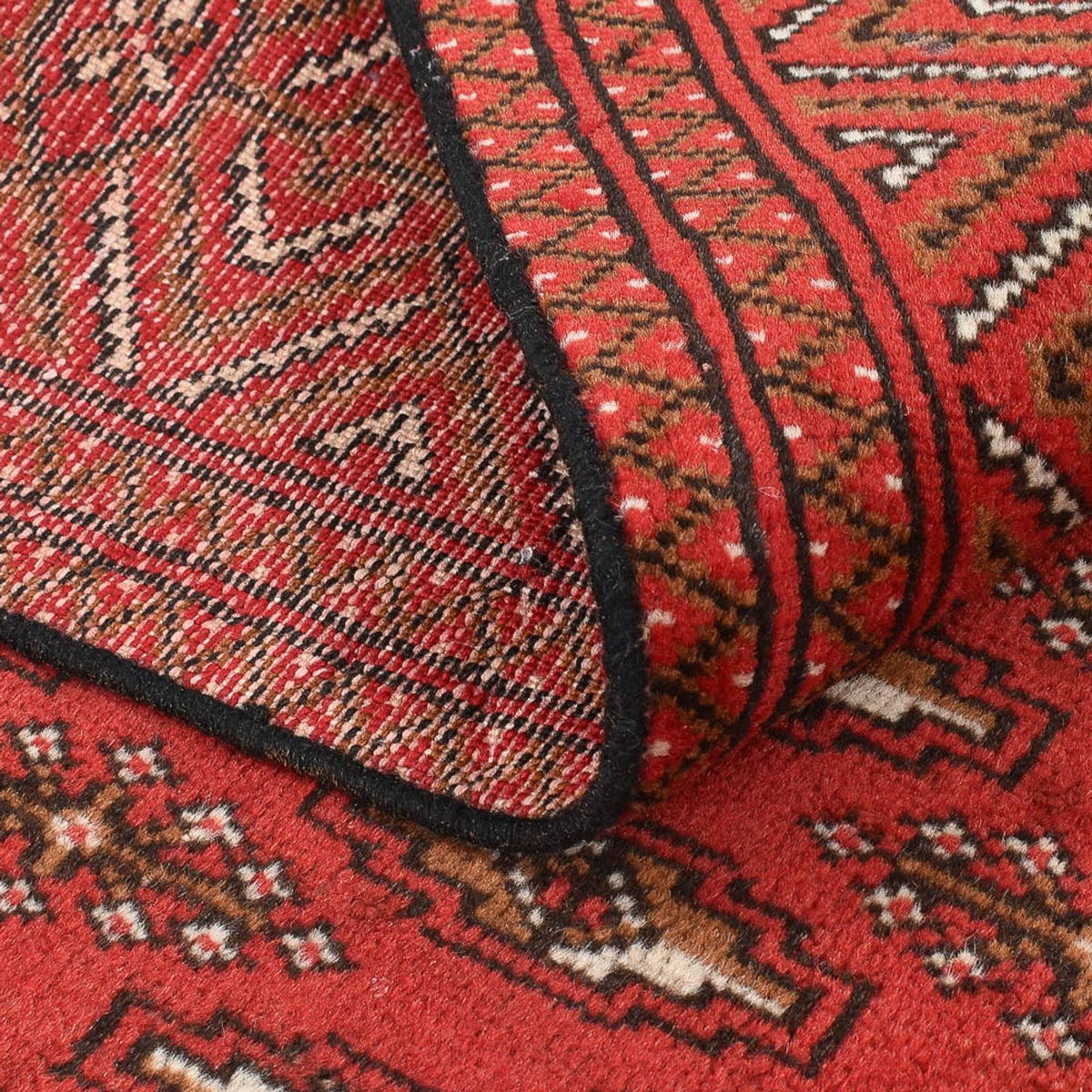 Turkaman Teppich - 186 x 125 cm - rot