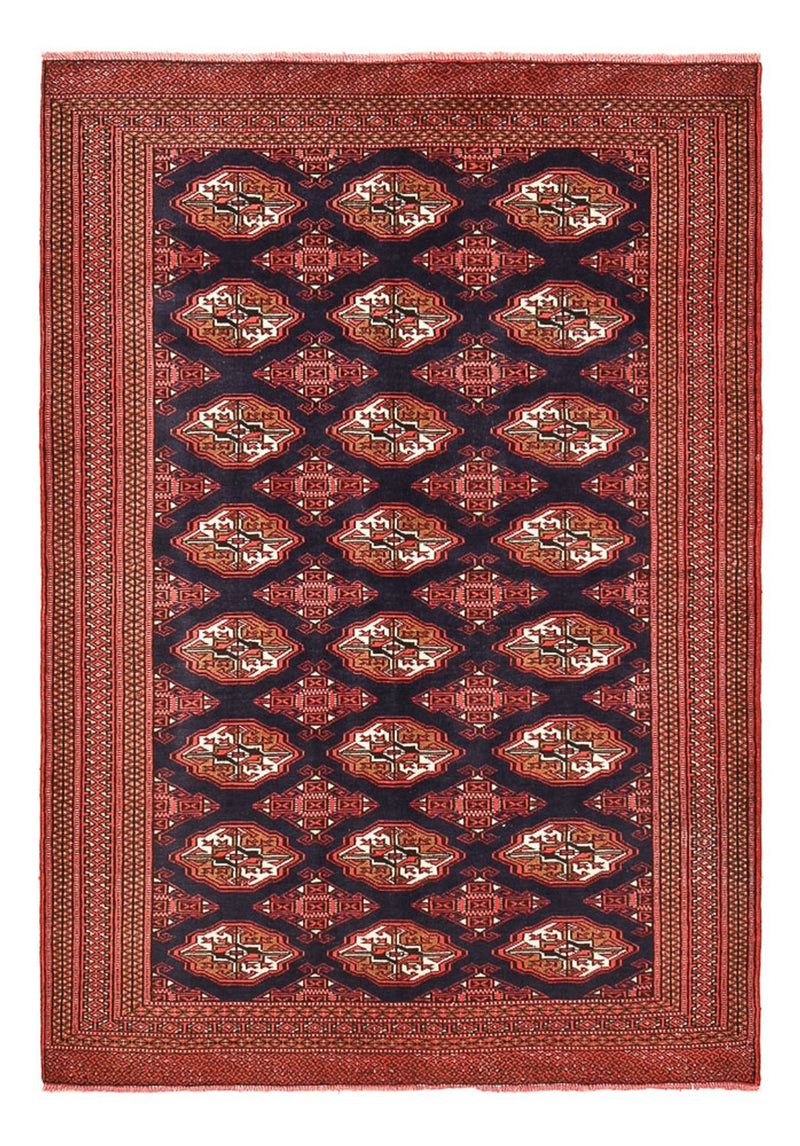 Turkaman Teppich - 190 x 129 cm - rot