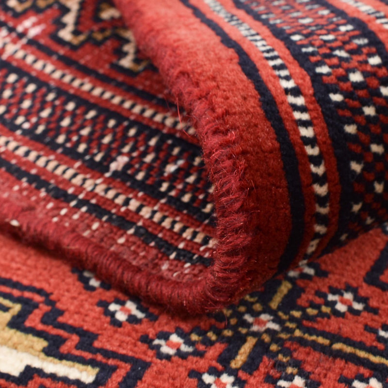 Turkaman Teppich - 133 x 95 cm - rot