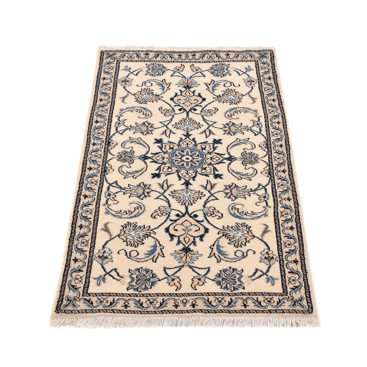 Perserteppich - Nain - 139 x 69 cm - creme
