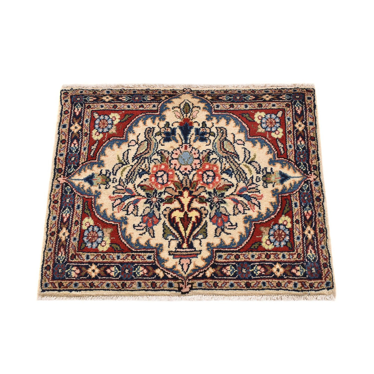 Perserteppich - Nomadic - 61 x 52 cm - mehrfarbig