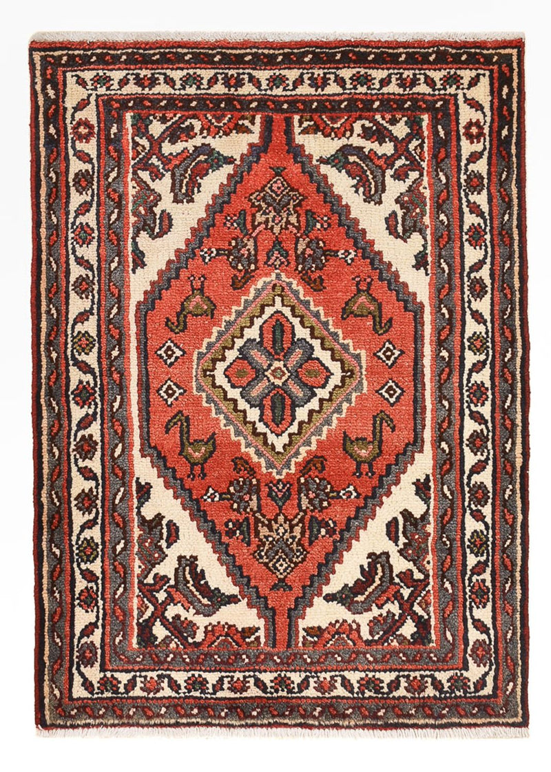 Perserteppich - Nomadic - 96 x 70 cm - rot