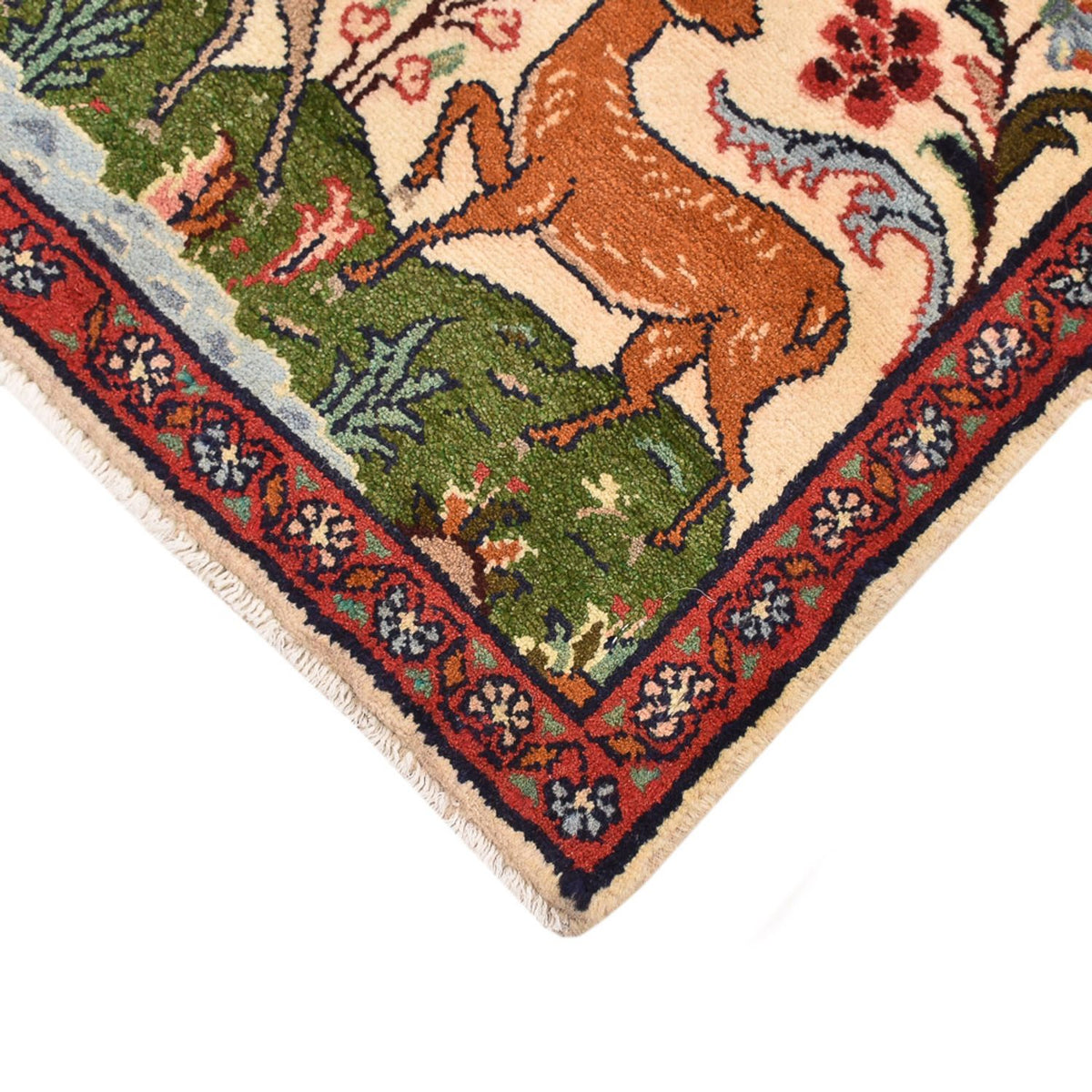 Perserteppich - Nomadic - 62 x 46 cm - mehrfarbig