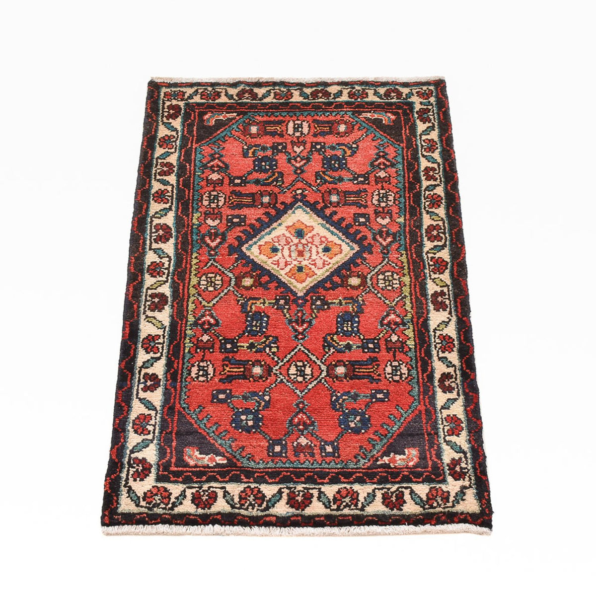 Perserteppich - Nomadic - 96 x 56 cm - rot