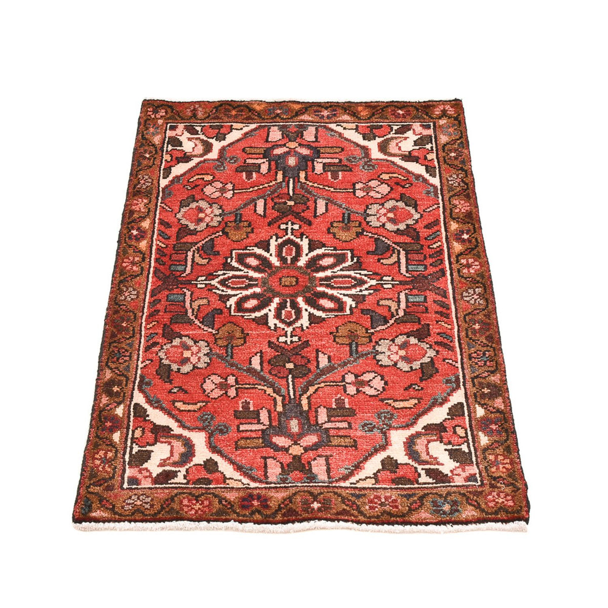 Perserteppich - Nomadic - 89 x 59 cm - rot