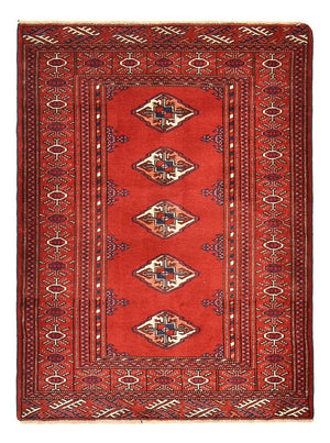Turkaman Teppich - 115 x 87 cm - rot