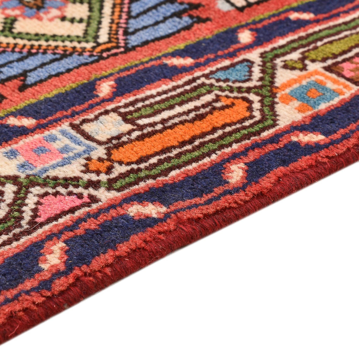 Perserteppich - Nomadic - 134 x 81 cm - rot