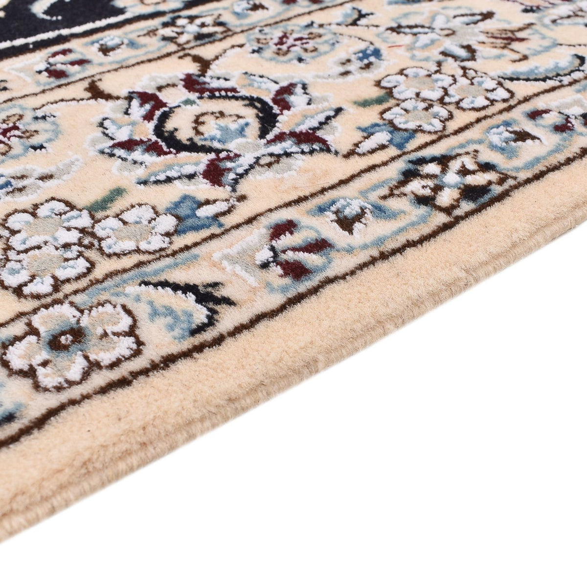 Perserteppich - Nain - Royal - 194 x 147 cm - dunkelblau