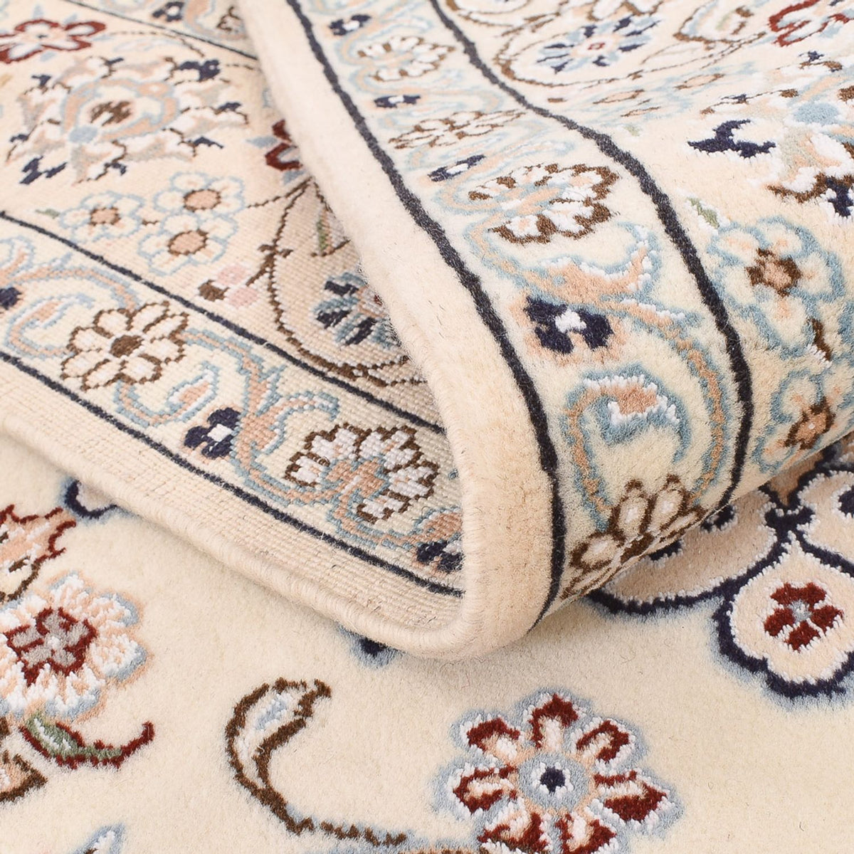 Perserteppich - Nain - Royal - 196 x 130 cm - creme