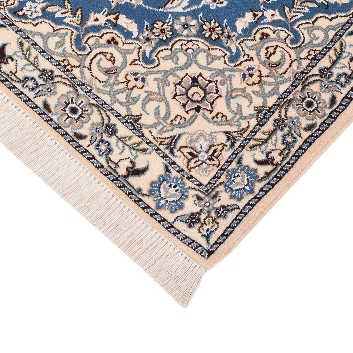 Perserteppich - Nain - Royal - 127 x 90 cm - blau