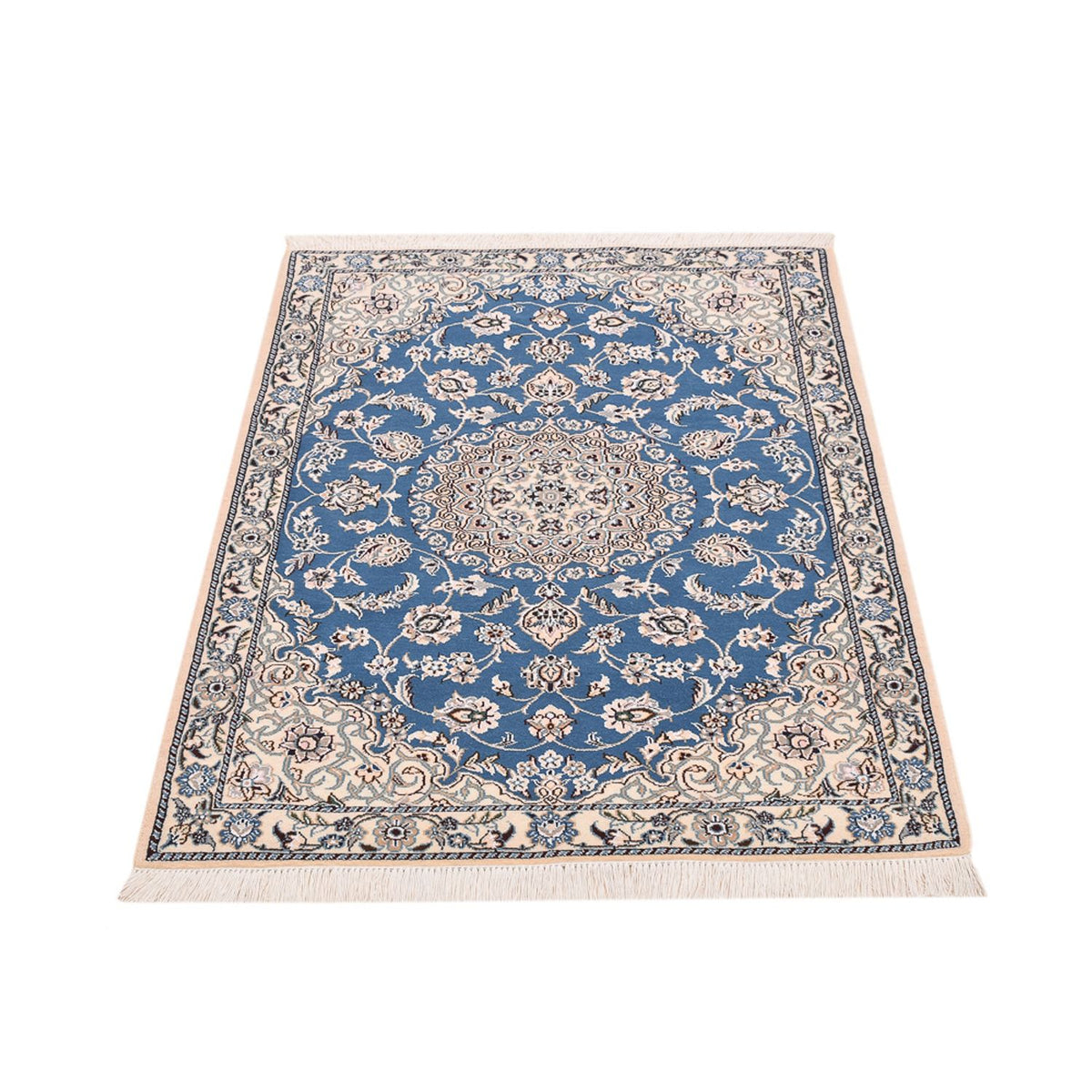 Perserteppich - Nain - Royal - 127 x 90 cm - blau