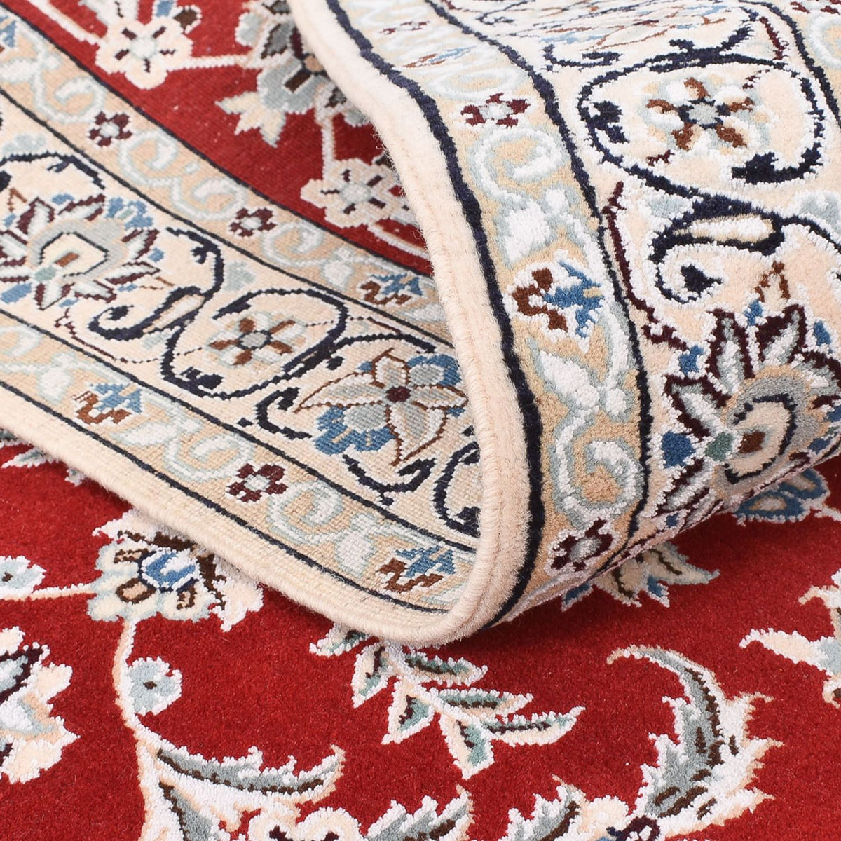 Perserteppich - Nain - Royal - 155 x 105 cm - rot
