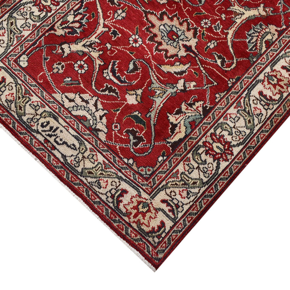 Läufer Perser - Täbriz - 458 x 81 cm - rot