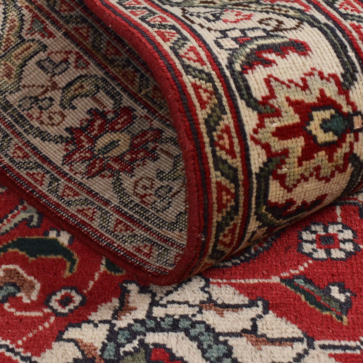 Läufer Perser - Täbriz - 458 x 81 cm - rot