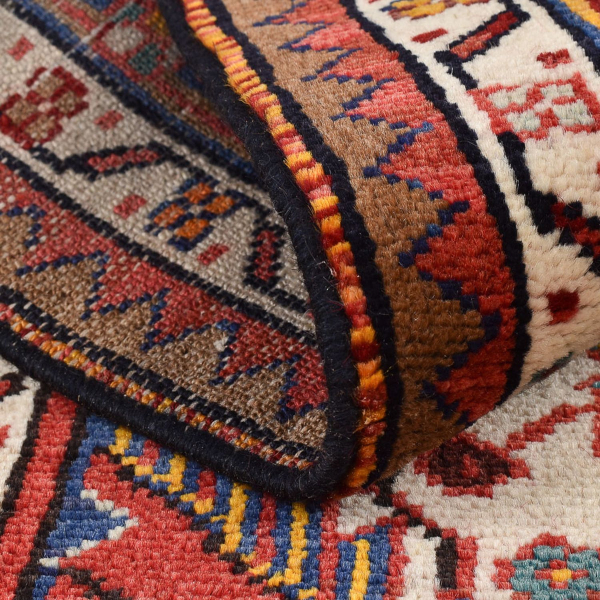 Perserteppich - Nomadic - 126 x 93 cm - mehrfarbig