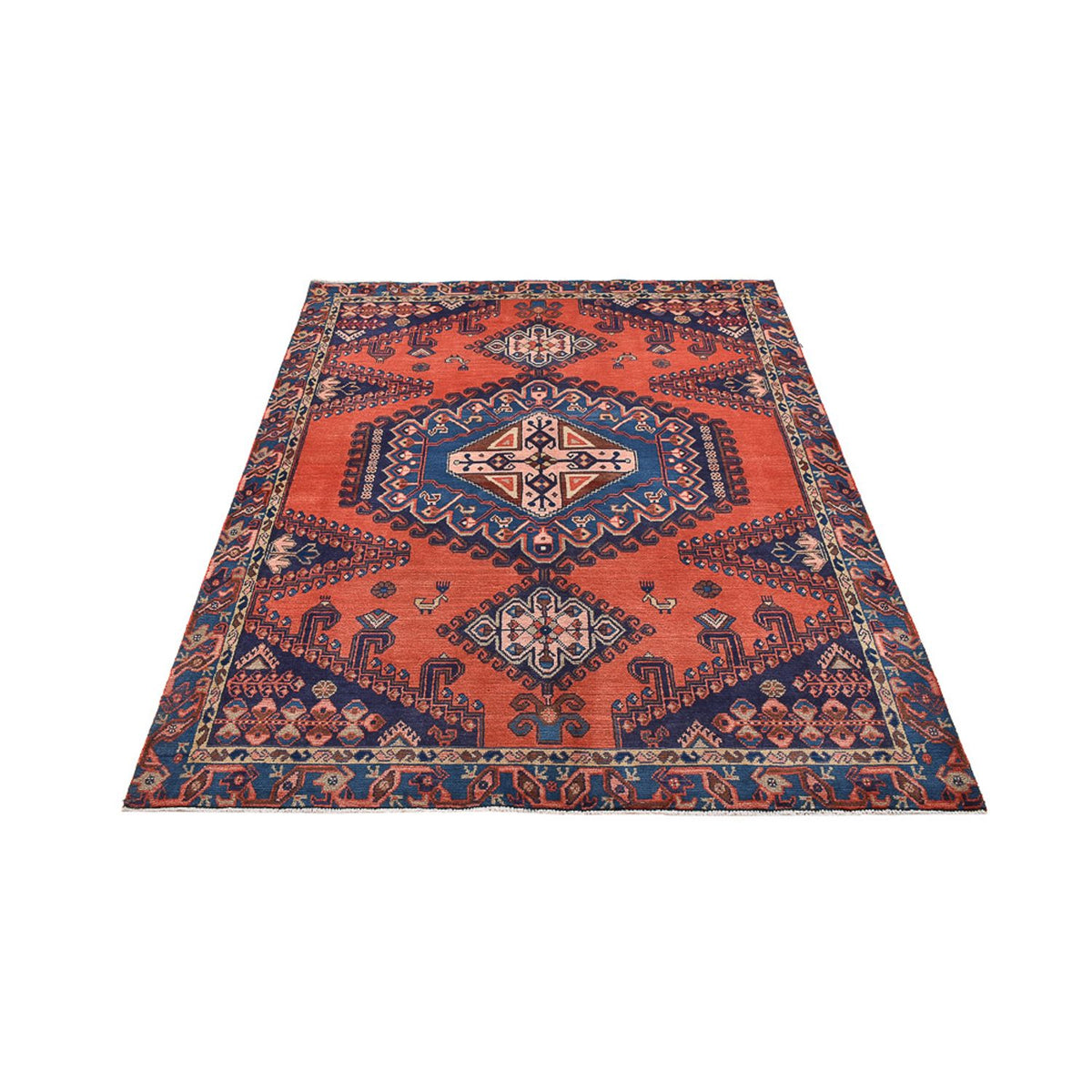 Perserteppich - Nomadic - 208 x 162 cm - mehrfarbig