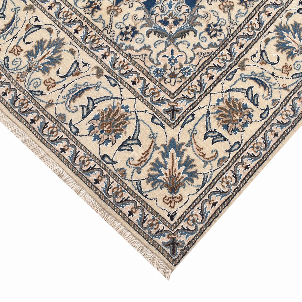 Perserteppich - Nain quadratisch - 202 x 195 cm - blau