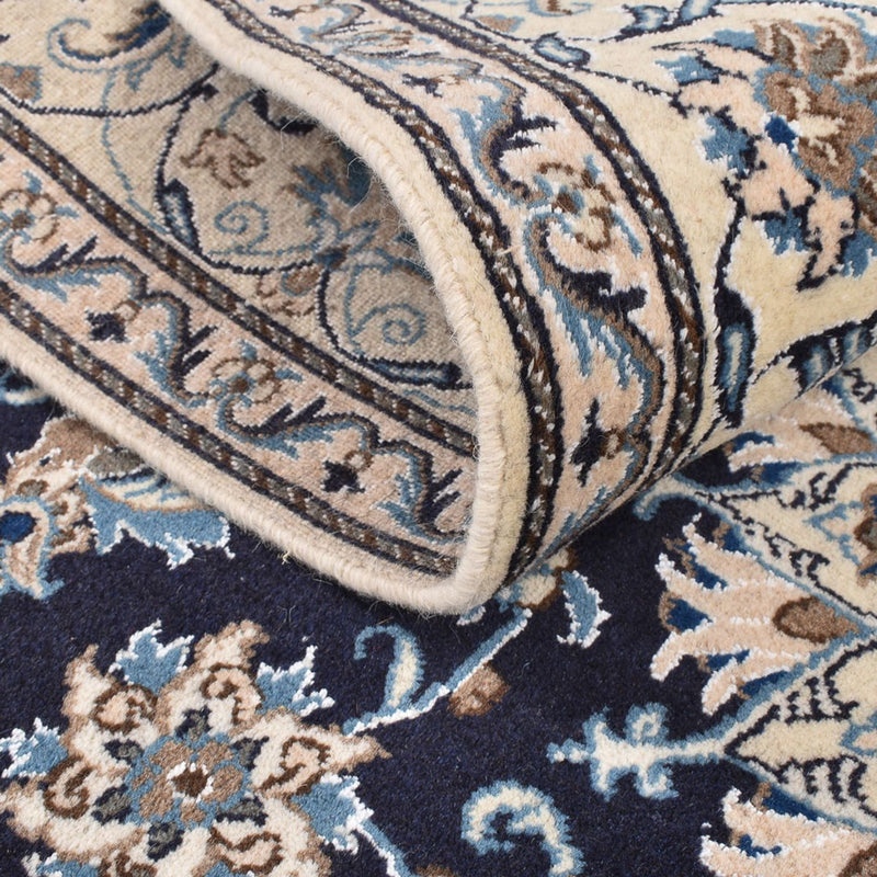 Perserteppich - Nain quadratisch  - 195 x 193 cm - dunkelblau