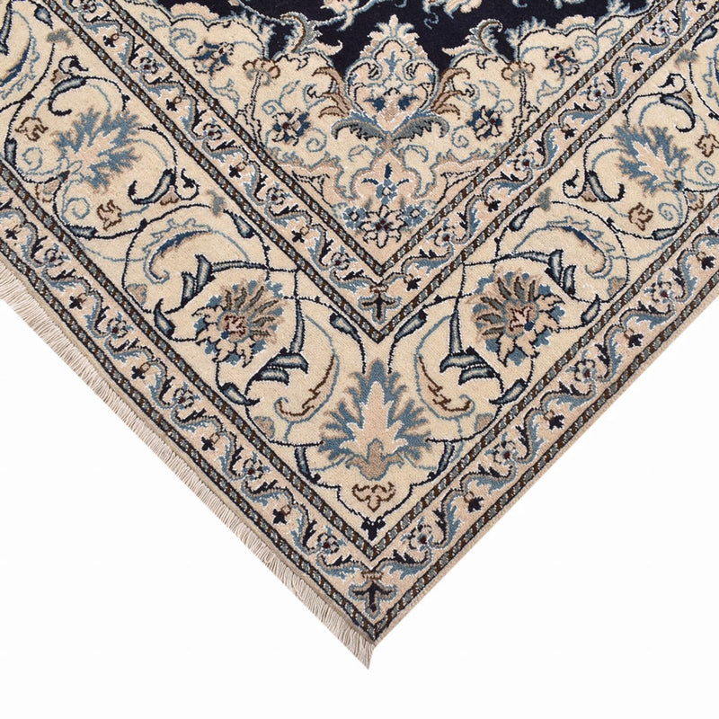 Perserteppich - Nain quadratisch  - 198 x 193 cm - dunkelblau