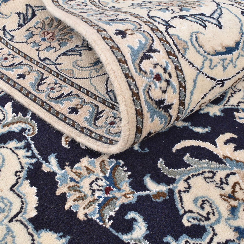 Perserteppich - Nain quadratisch  - 198 x 193 cm - dunkelblau