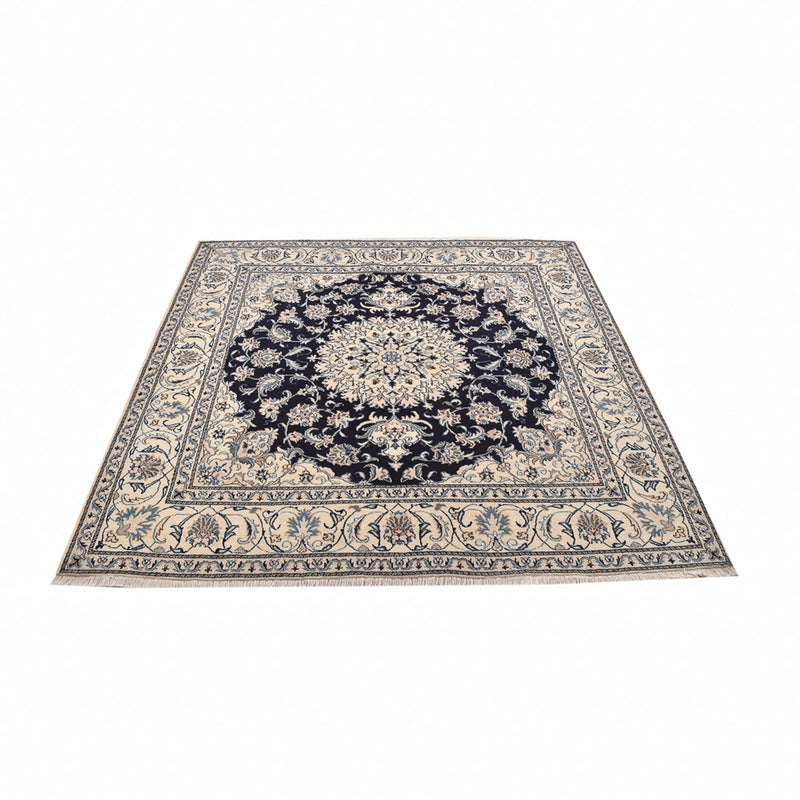 Perserteppich - Nain quadratisch  - 198 x 193 cm - dunkelblau