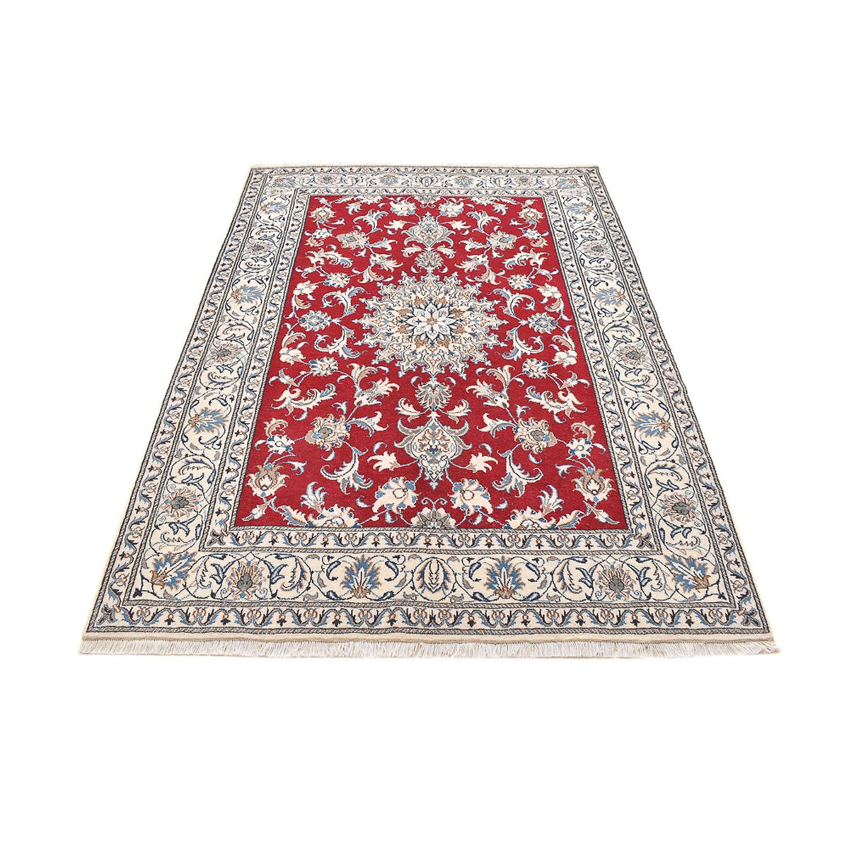 Perserteppich - Nain - 238 x 168 cm - rot