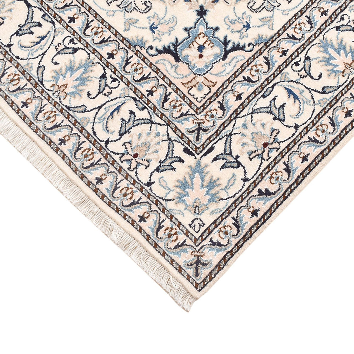 Perserteppich - Nain - 205 x 149 cm - blau