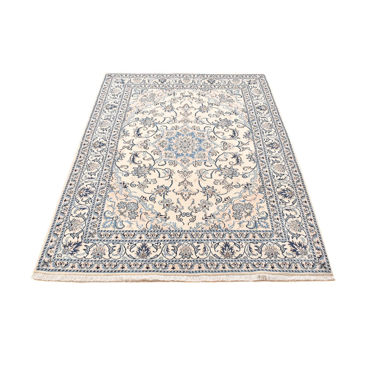 Perserteppich - Nain - 203 x 148 cm - hellbeige