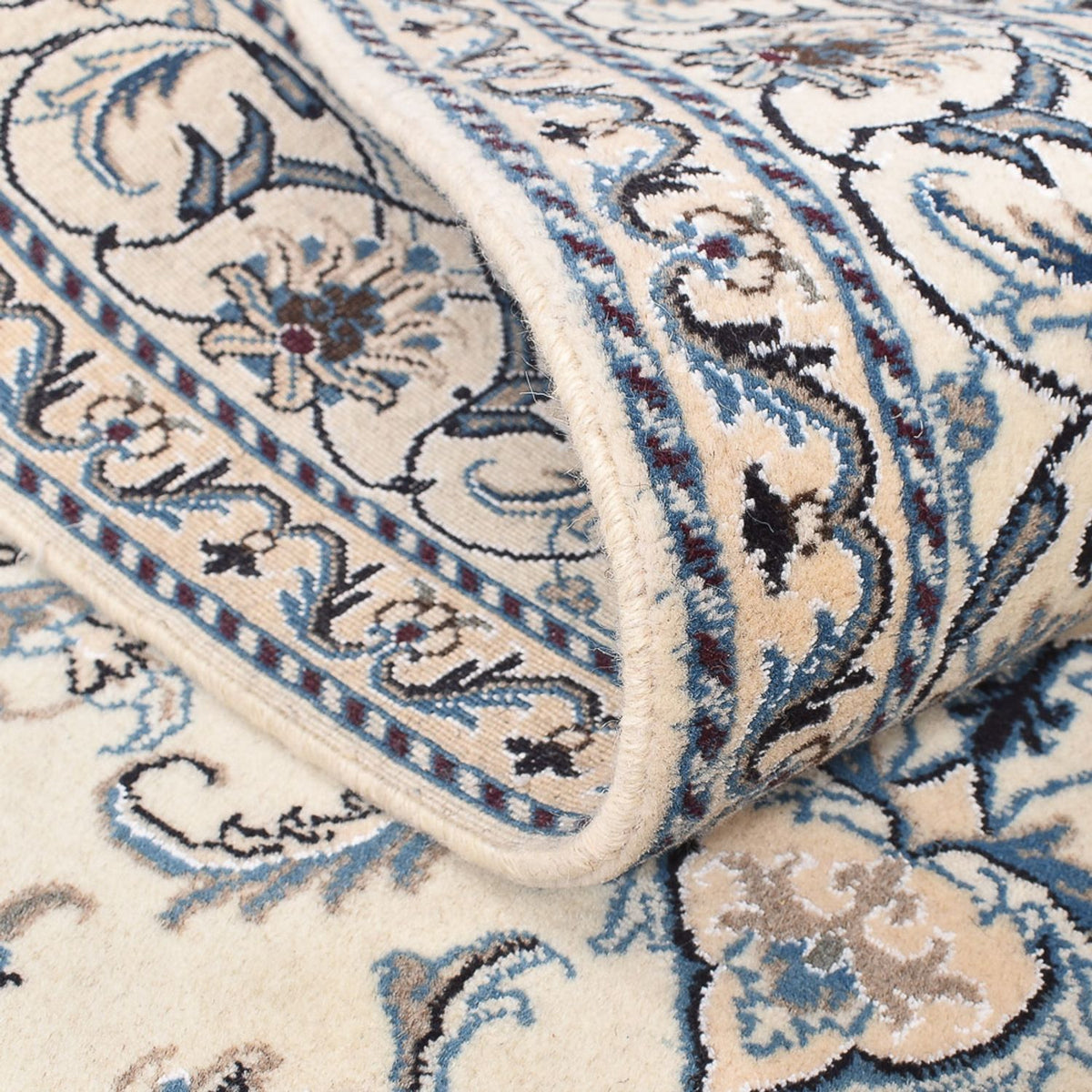 Perserteppich - Nain - 200 x 152 cm - hellbeige