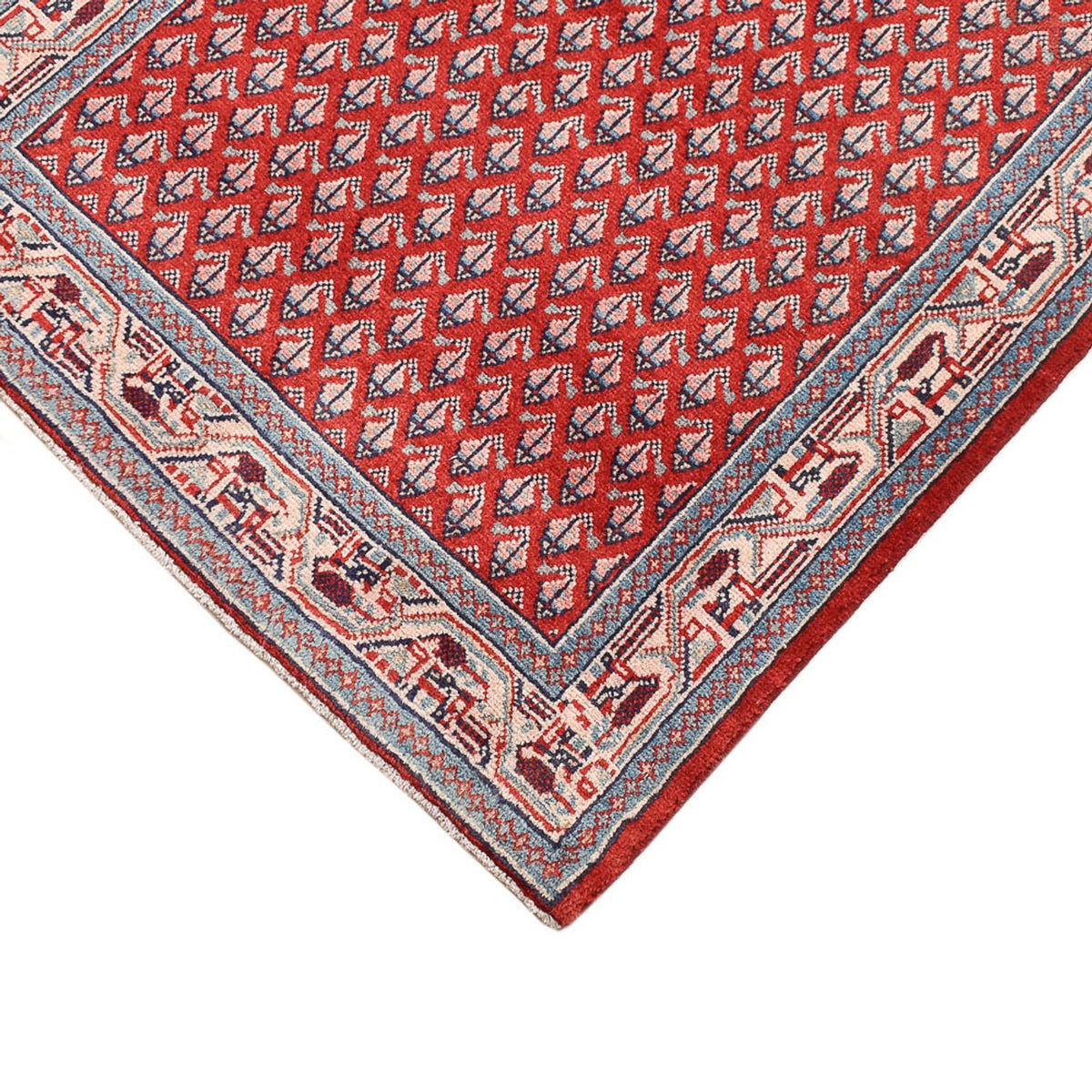 Perserteppich - Mir - 135 x 66 cm - dunkelrot
