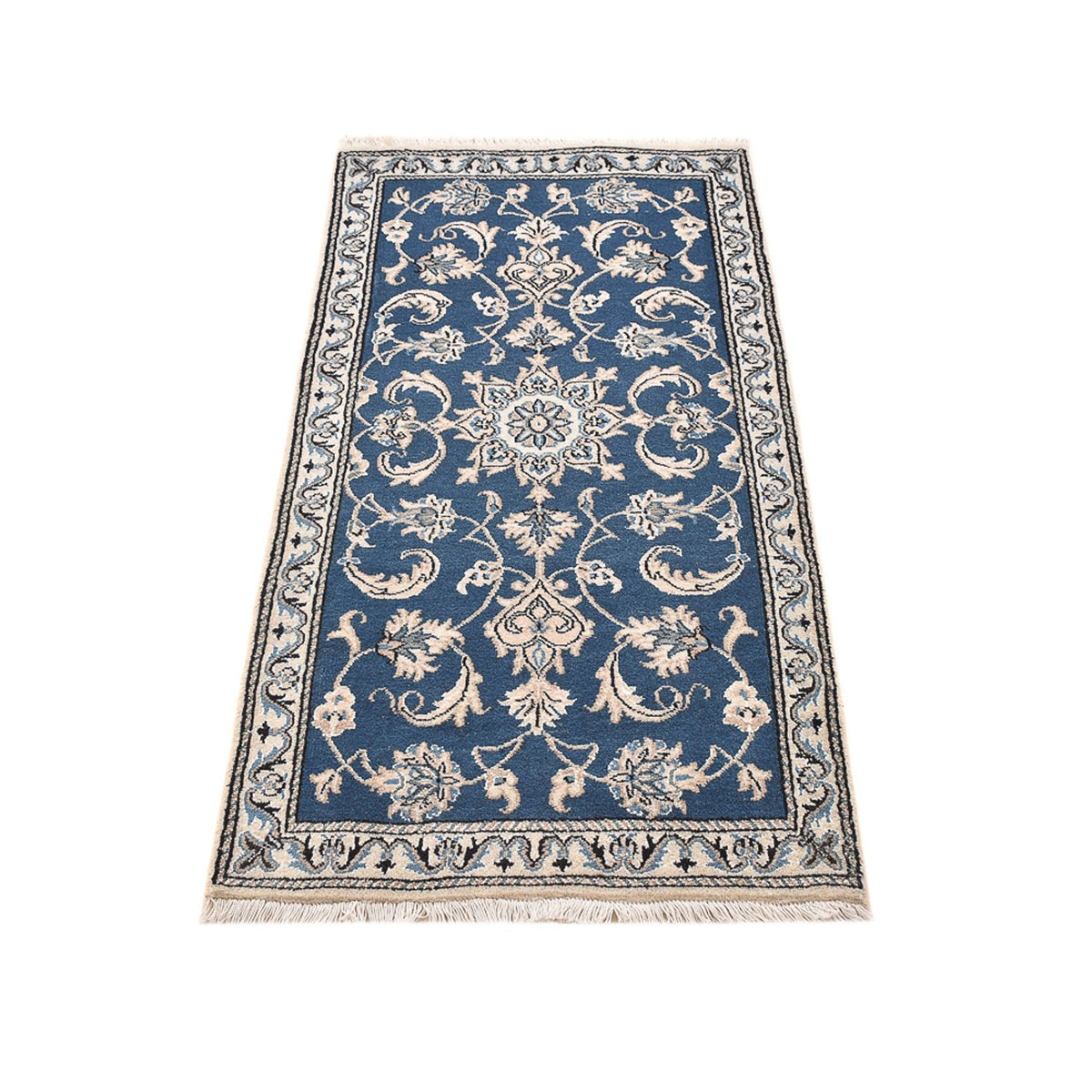 Perserteppich - Nain - 146 x 68 cm - blau