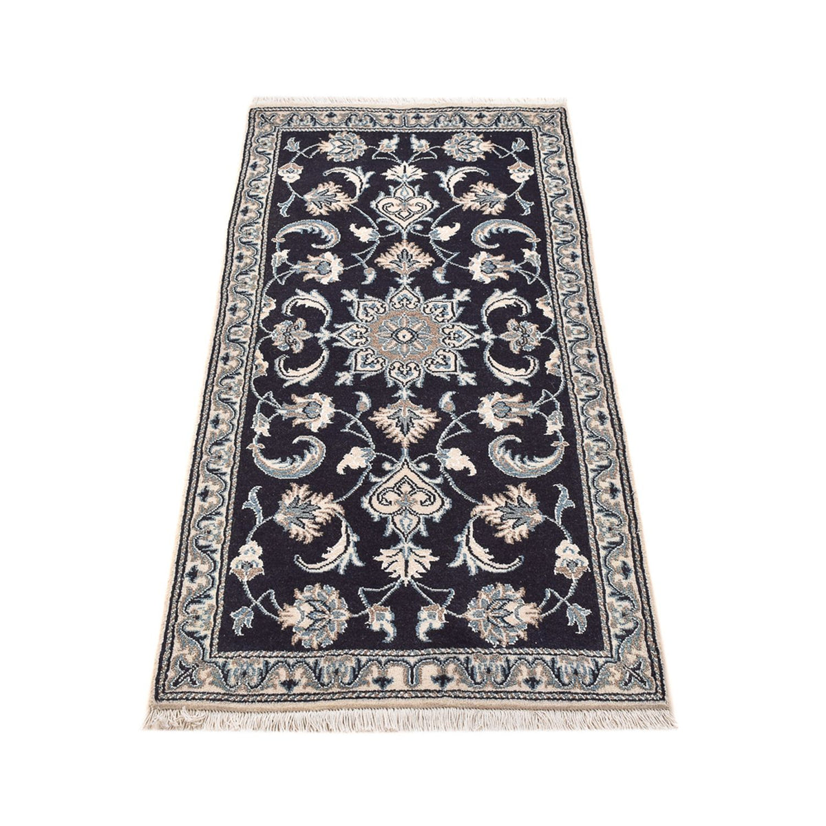 Perserteppich - Nain - 145 x 68 cm - dunkelblau