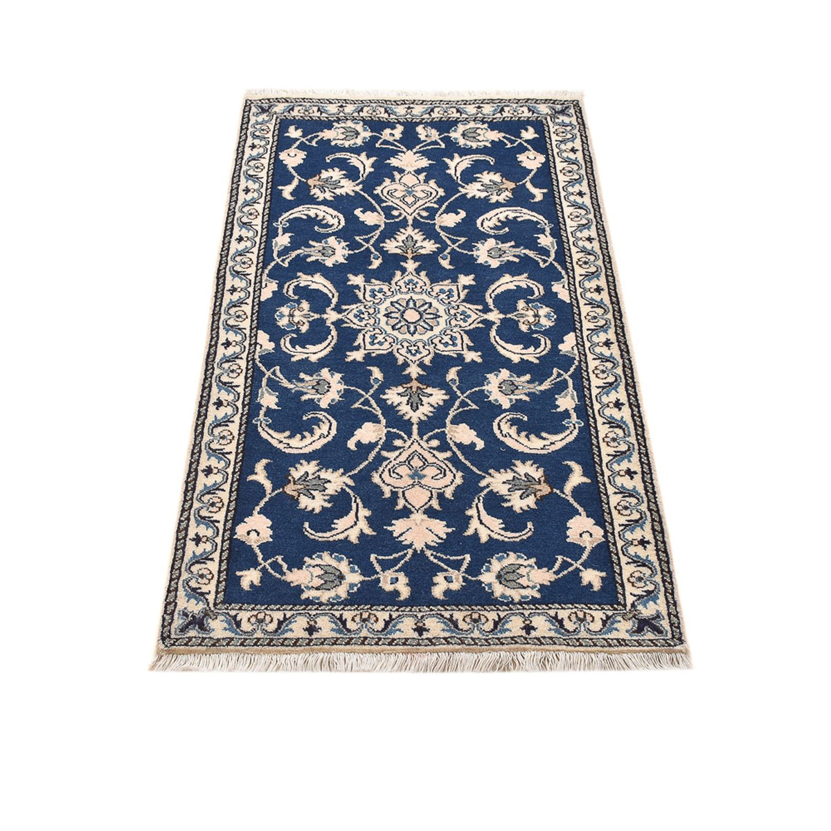 Perserteppich - Nain - 135 x 69 cm - blau
