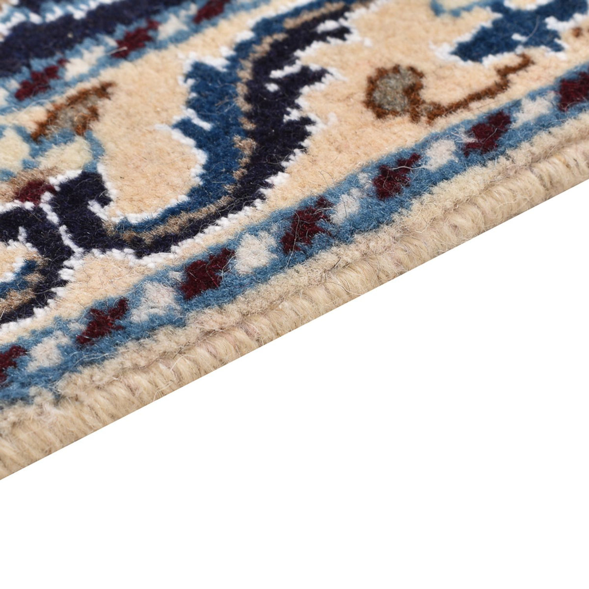 Perserteppich - Nain - 90 x 60 cm - dunkelblau