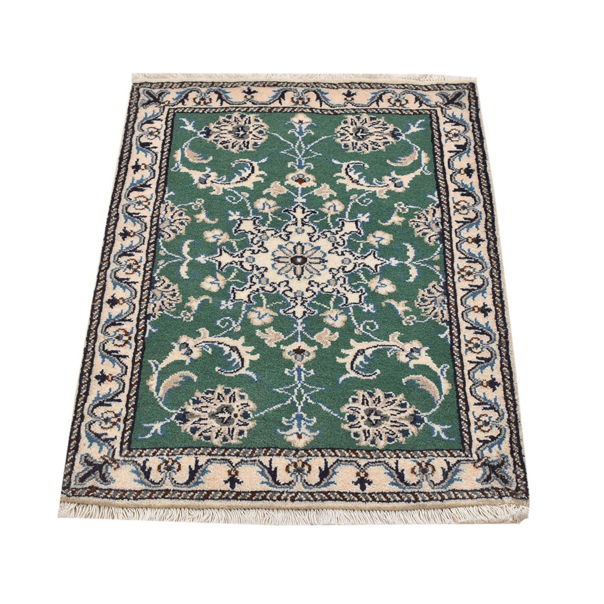 Perserteppich - Nain - 87 x 60 cm - grün