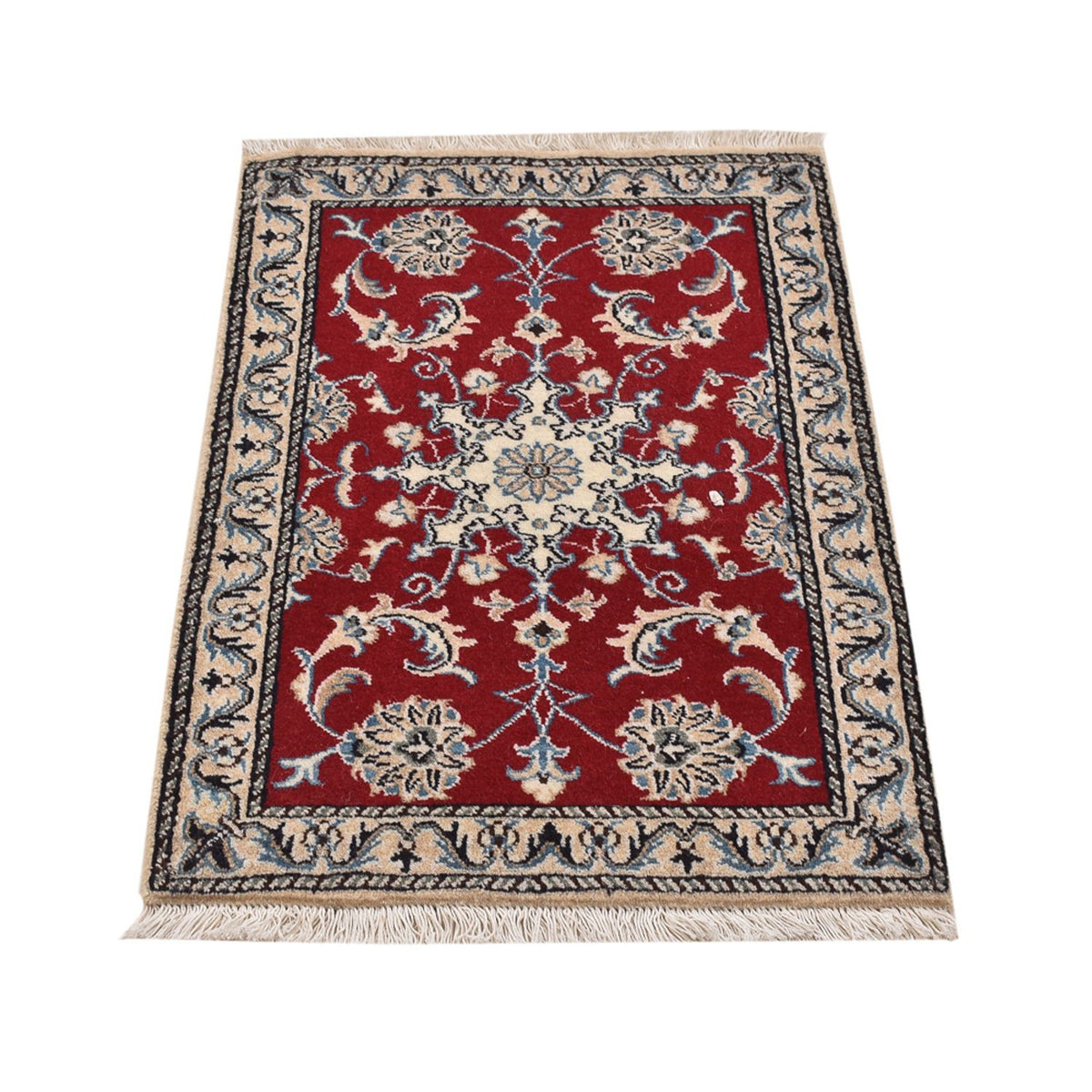 Perserteppich - Nain - 85 x 55 cm - rot