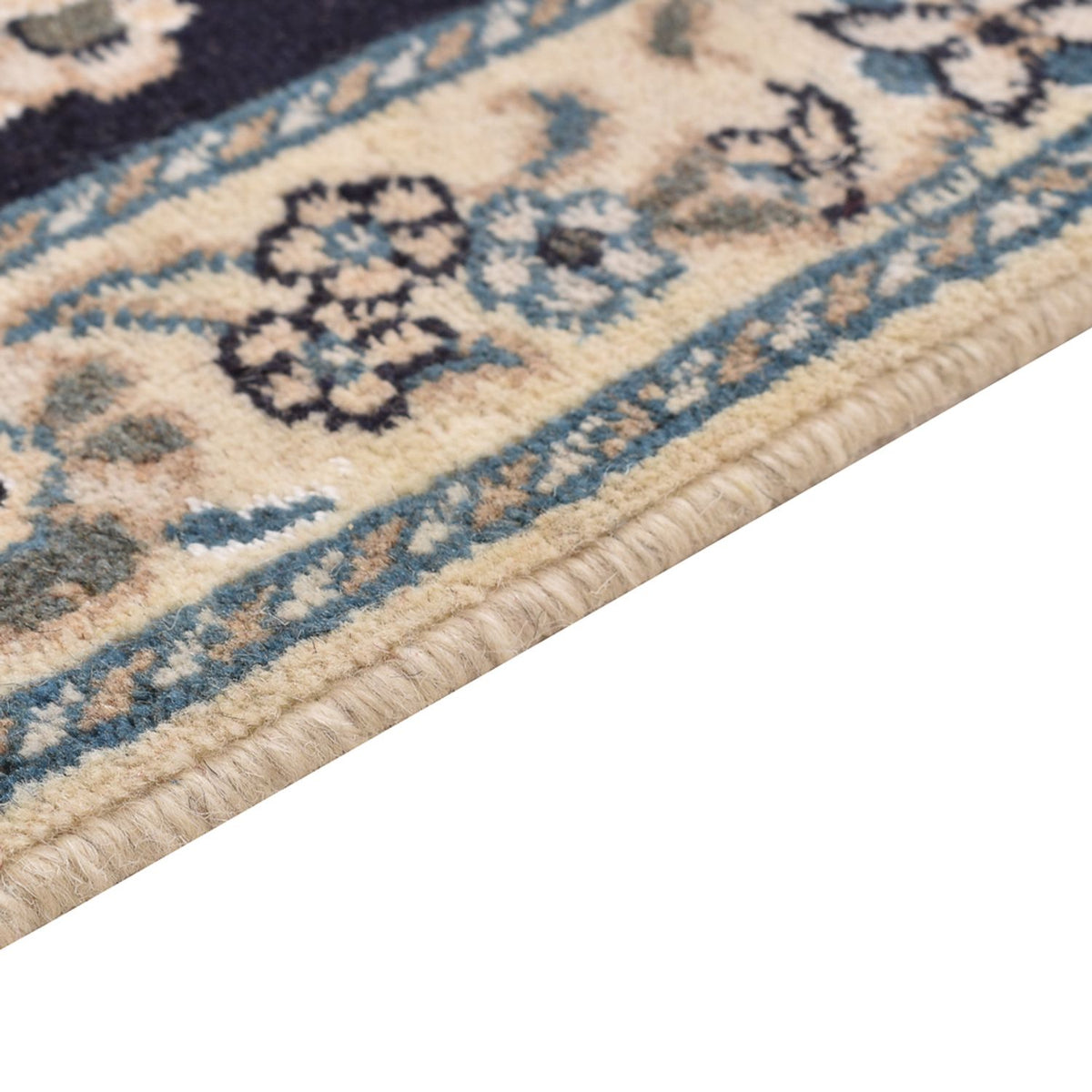 Perserteppich - Nain quadratisch - 90 x 97 cm - dunkelblau