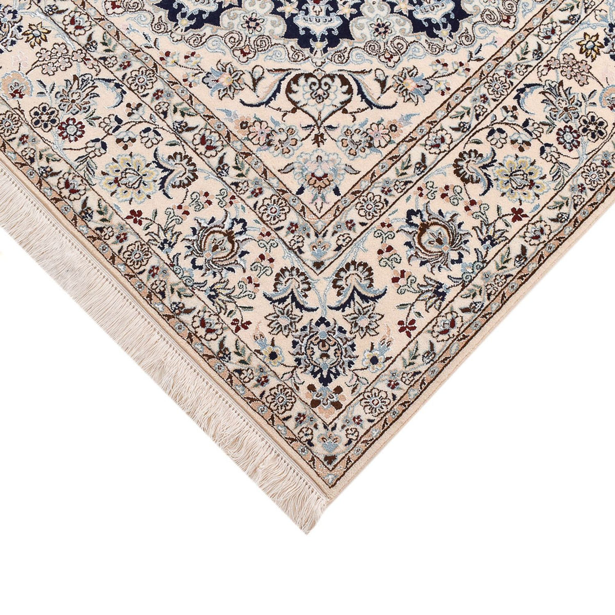 Perserteppich - Nain - Premium - 245 x 165 cm - dunkelblau