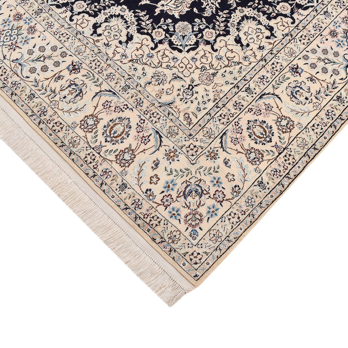 Perserteppich - Nain - Premium - 240 x 161 cm - dunkelblau