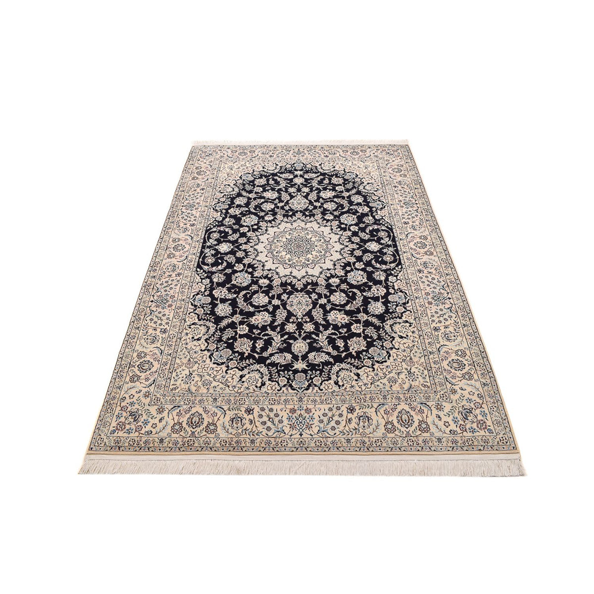 Perserteppich - Nain - Premium - 240 x 161 cm - dunkelblau