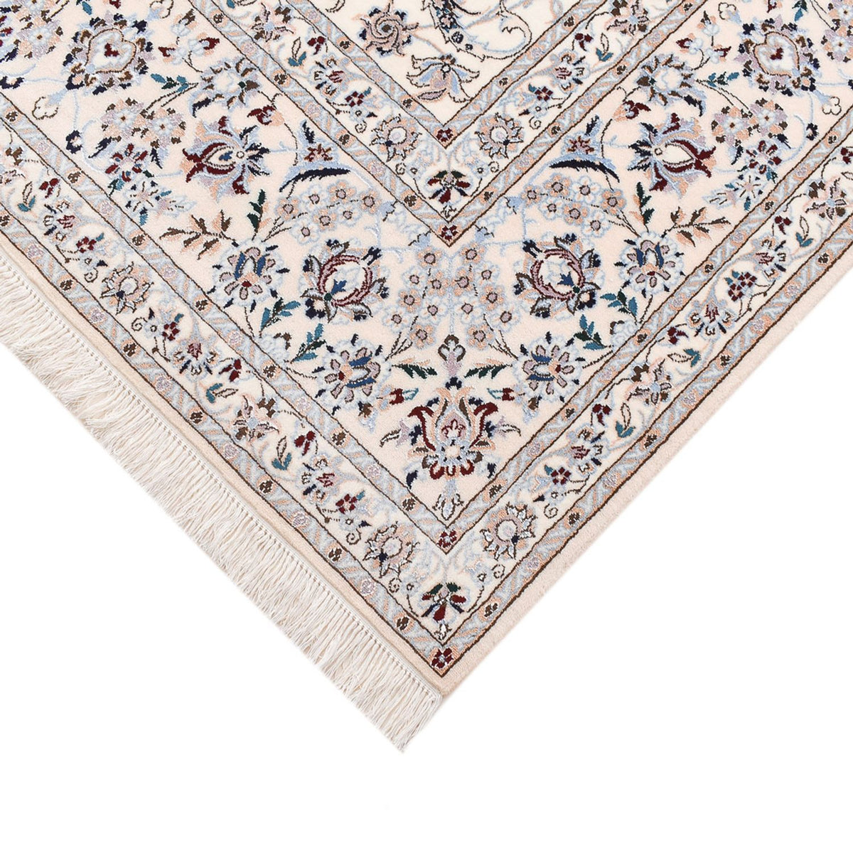 Perserteppich - Nain - Premium quadratisch - 204 x 207 cm - hellgrau