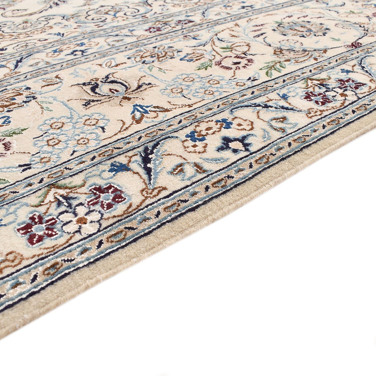 Perserteppich - Nain - Royal - 305 x 205 cm - hellgrau