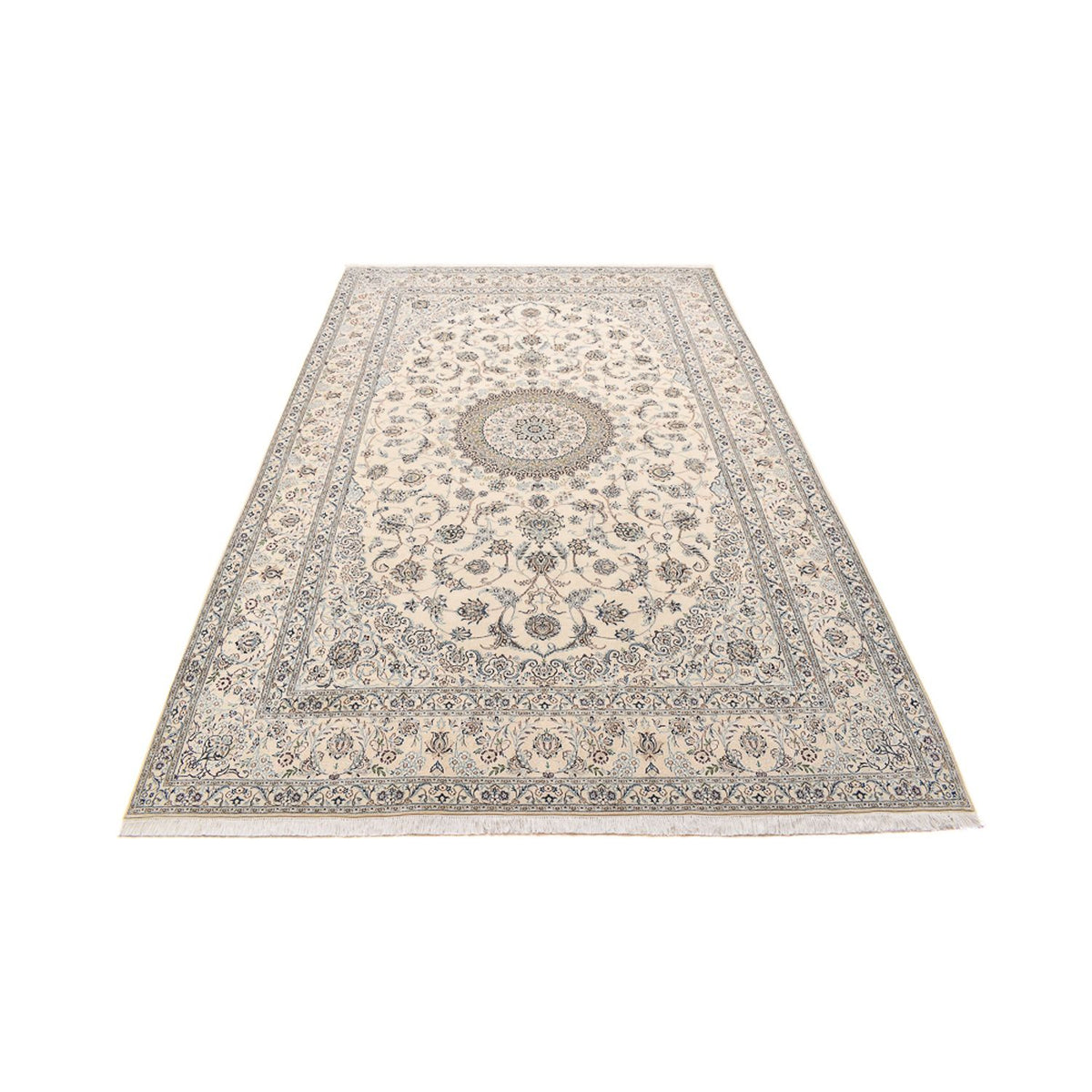 Perserteppich - Nain - Royal - 305 x 205 cm - hellgrau