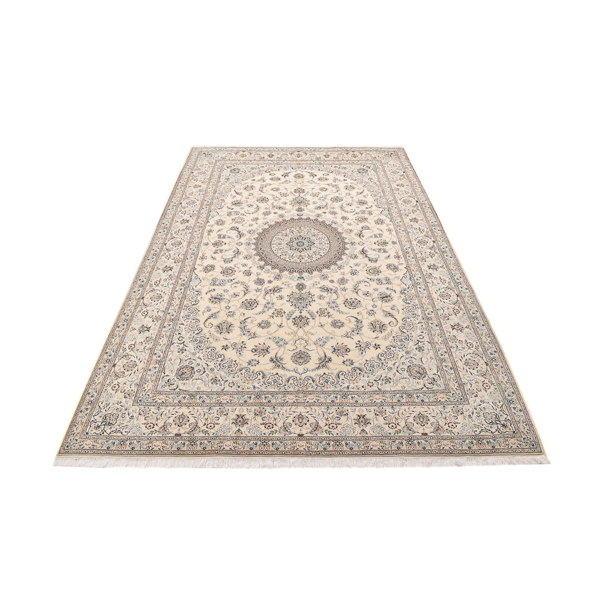 Perserteppich - Nain - Royal - 305 x 205 cm - hellgrau