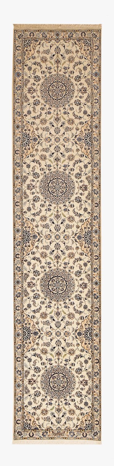 Läufer Perser - Nain - Premium - 403 x 87 cm - beige