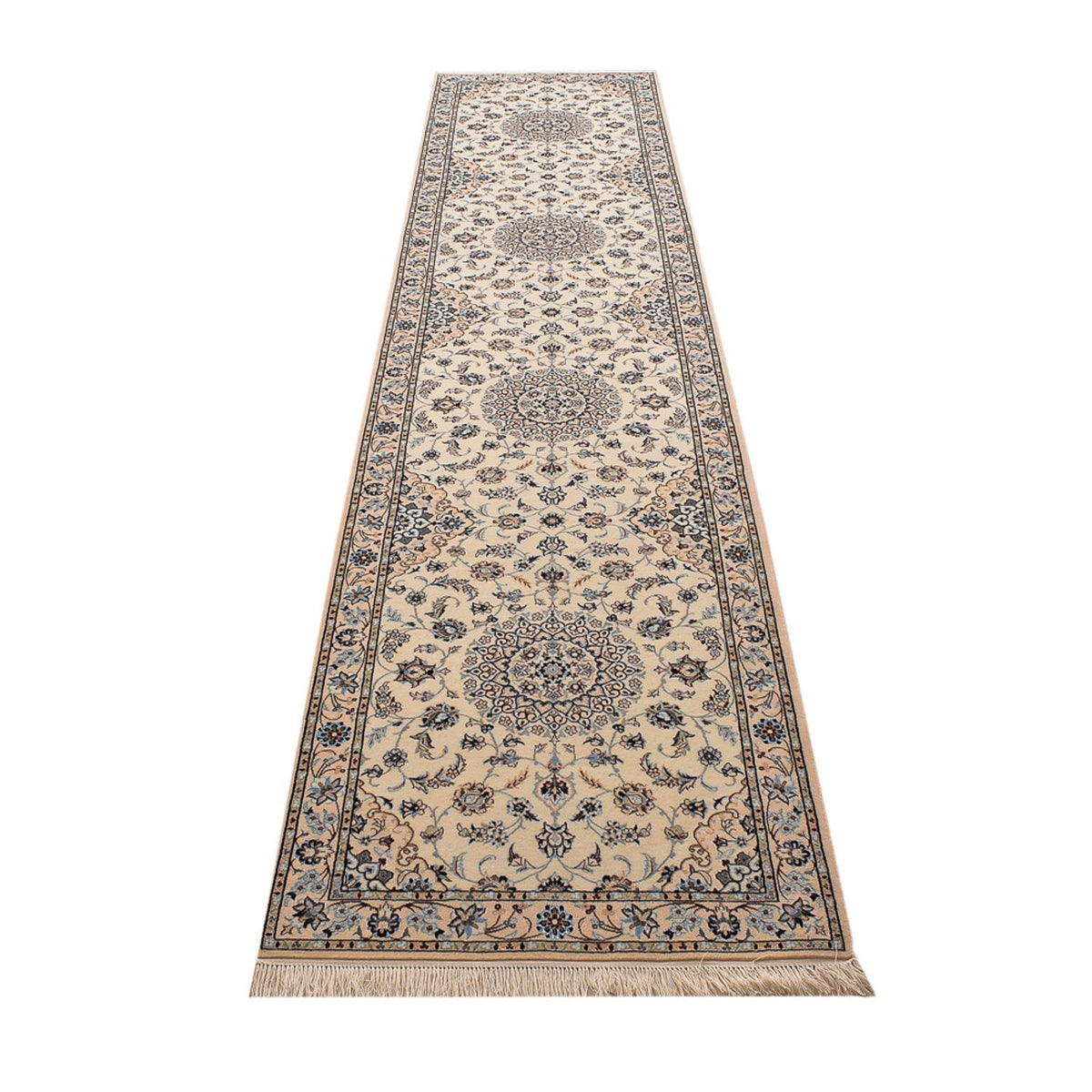 Läufer Perser - Nain - Premium - 397 x 87 cm - beige