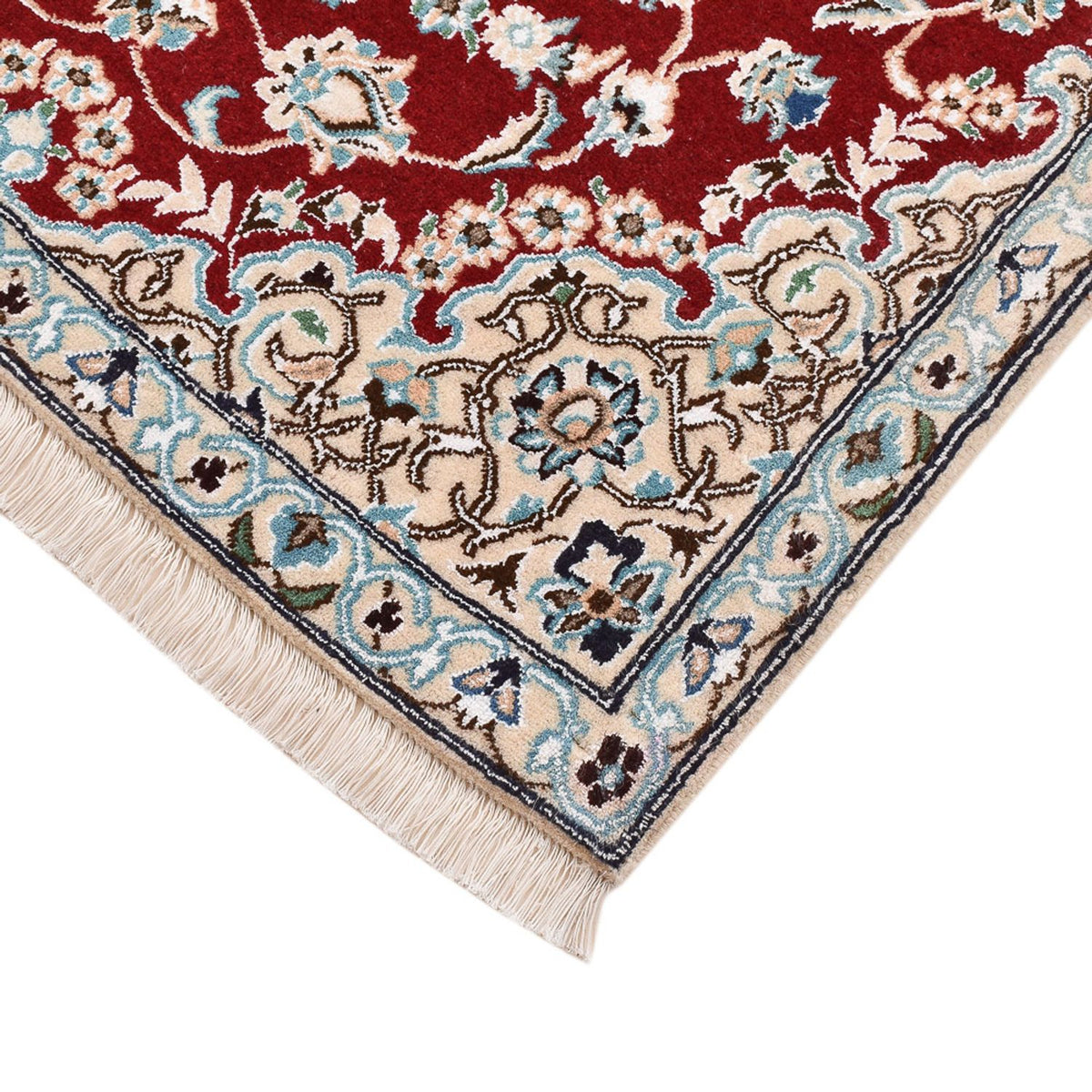 Perserteppich - Nain - Royal - 130 x 88 cm - rot