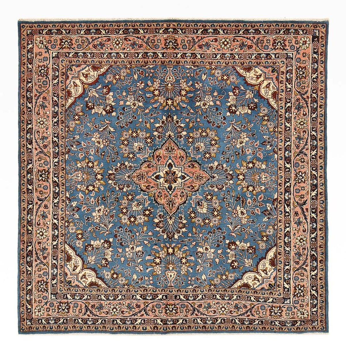 Perserteppich - Nomadic quadratisch - 211 x 206 cm - blau