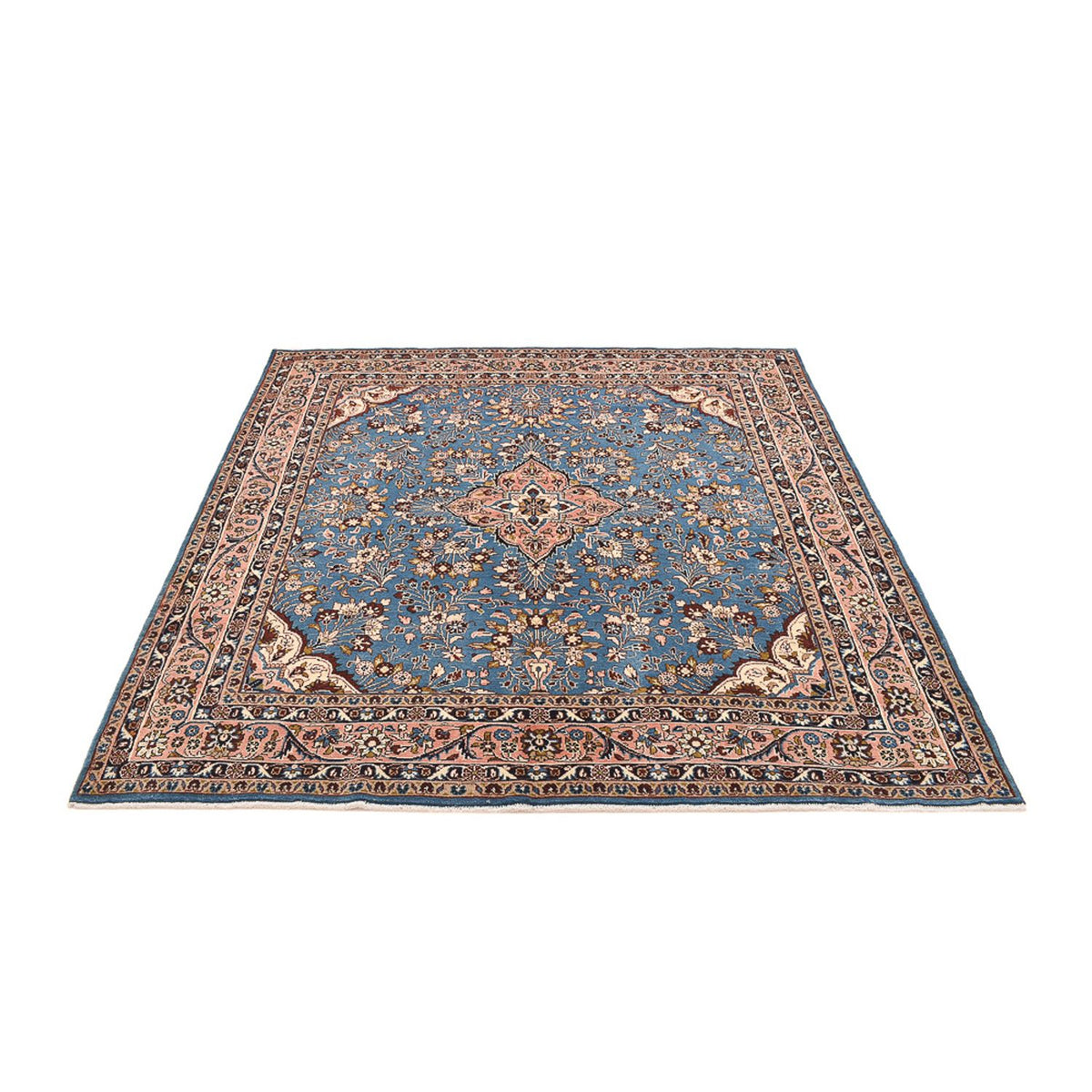 Perserteppich - Nomadic quadratisch - 211 x 206 cm - blau