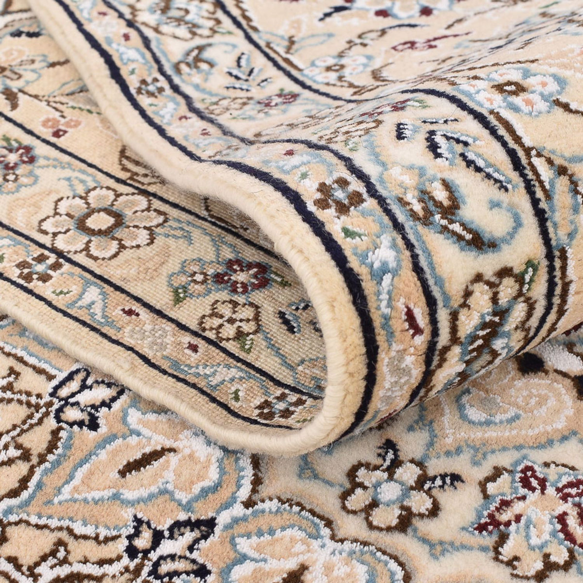 Perserteppich - Nain - Royal - 307 x 207 cm - weiß